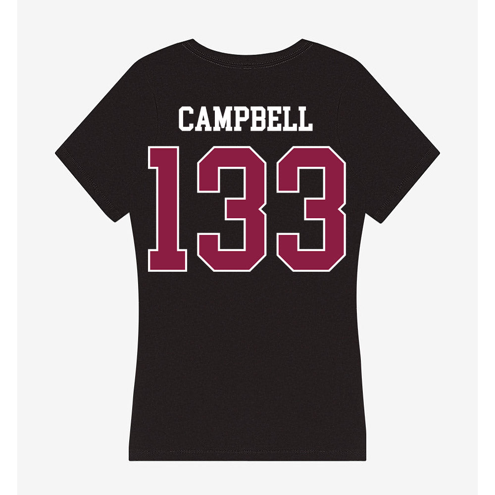 Virginia Tech - NCAA Wrestling : Dillon Campbell - Women's V-Neck T-Shirt-1