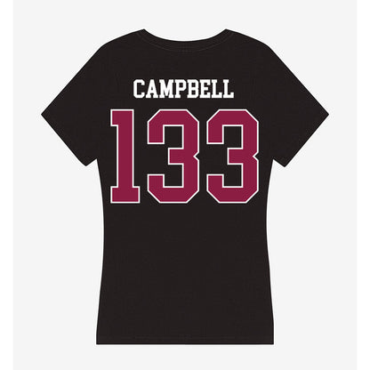 Virginia Tech - NCAA Wrestling : Dillon Campbell - Women's V-Neck T-Shirt-1