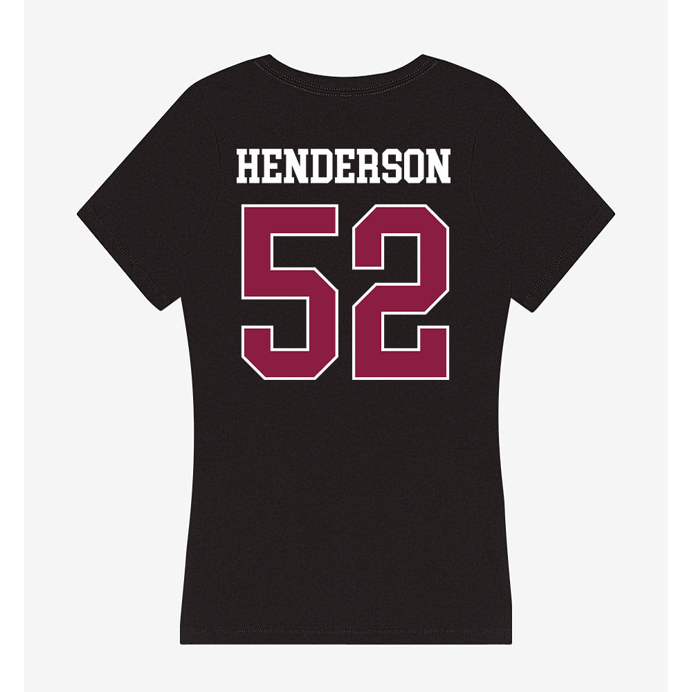 Virginia Tech - NCAA Football : Sherrod Henderson - Women's V-Neck T-Shirt-1