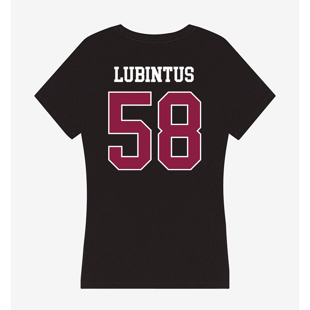 Virginia Tech - NCAA Football : Rose Lubintus - Women's V-Neck T-Shirt-1