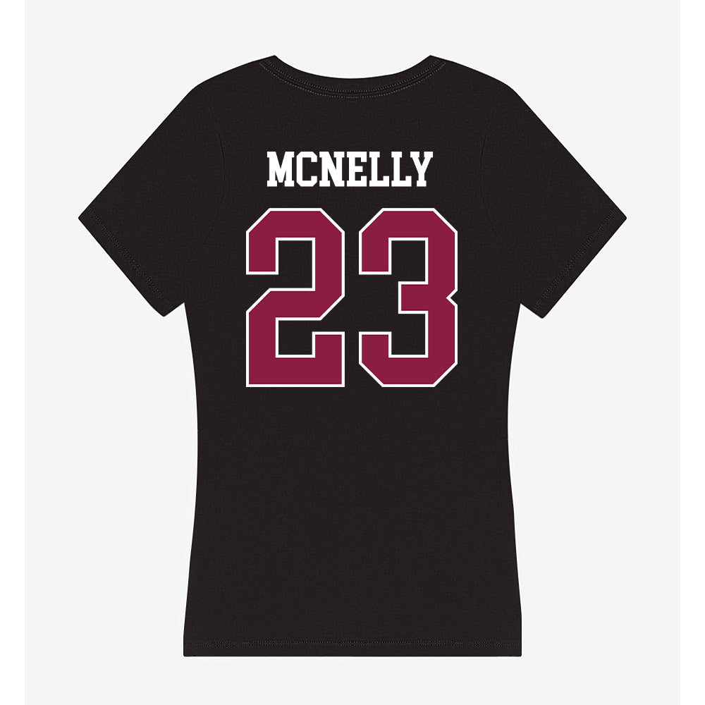 Virginia Tech - NCAA Softball : Sara McNelly - Women's V-Neck T-Shirt-1