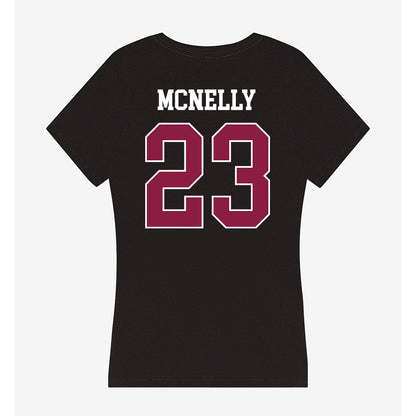 Virginia Tech - NCAA Softball : Sara McNelly - Women's V-Neck T-Shirt-1
