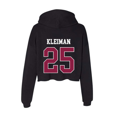 Virginia Tech - NCAA Softball : Sophie Kleiman - Women's Crop Fleece Hoodie-1