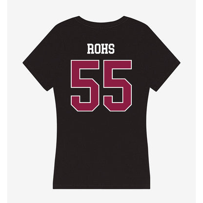 Virginia Tech - NCAA Softball : Annika Rohs - Women's V-Neck T-Shirt-1
