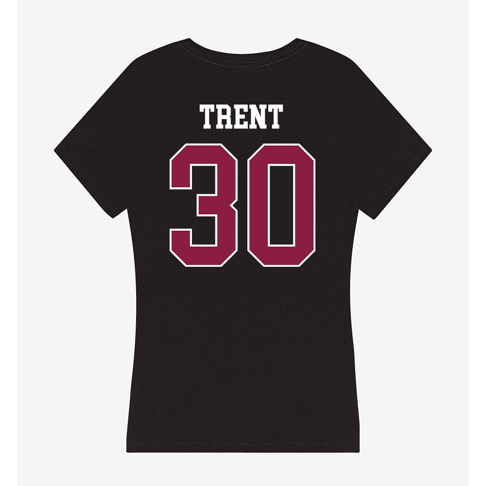 Virginia Tech - NCAA Women's Basketball : Aniya Trent - Women's V-Neck T-Shirt-1