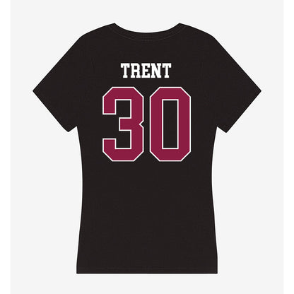 Virginia Tech - NCAA Women's Basketball : Aniya Trent - Women's V-Neck T-Shirt-1