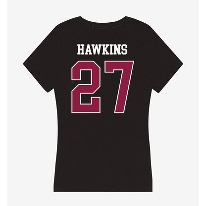 Virginia Tech - NCAA Football : Marcellous Hawkins - Women's V-Neck T-Shirt-1