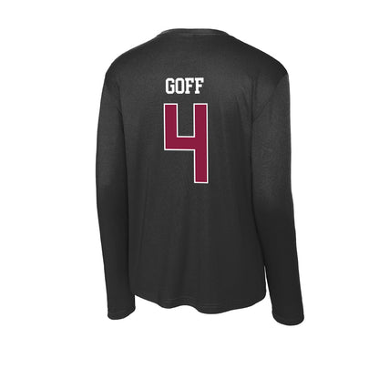 Virginia Tech - NCAA Women's Basketball : Natalee Goff - Activewear Long Sleeve T-Shirt-1