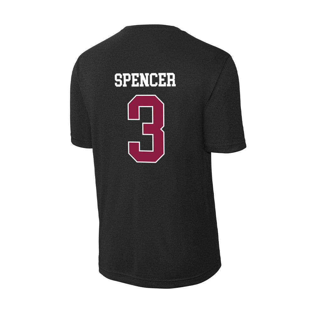 Virginia Tech - NCAA Football : Kaleb Spencer - Activewear T-Shirt-1