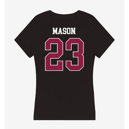 Virginia Tech - NCAA Football : Tyler Mason - Women's V-Neck T-Shirt-1