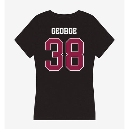 Virginia Tech - NCAA Women's Soccer : Allie George - Women's V-Neck T-Shirt-1