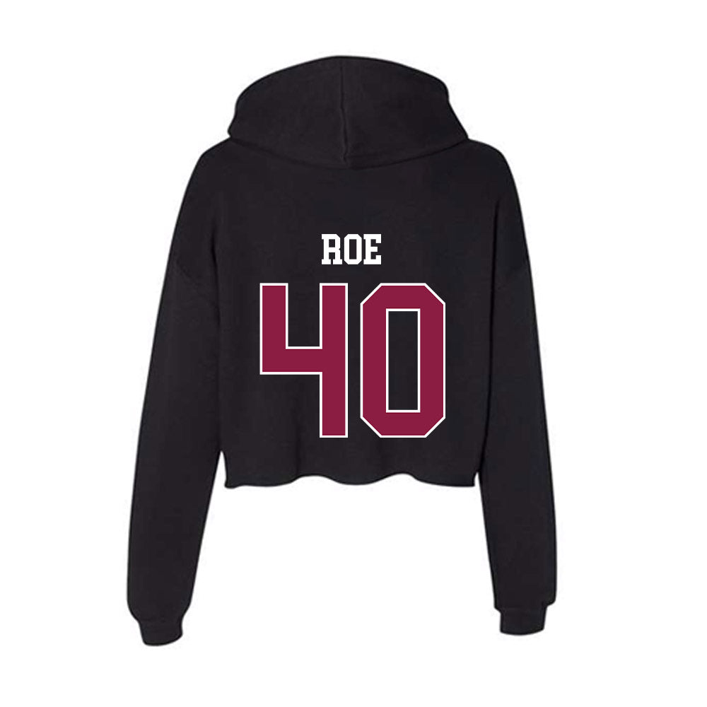 Virginia Tech - NCAA Baseball : Brody Roe - Women's Crop Fleece Hoodie-1