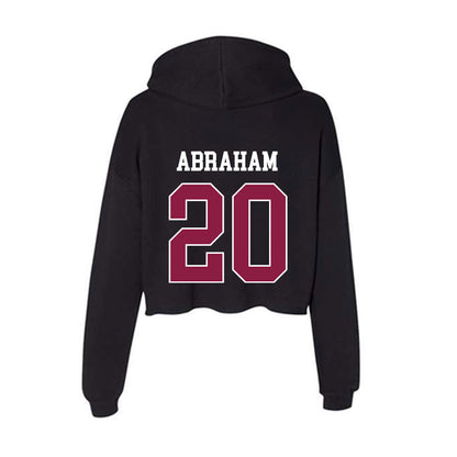 Virginia Tech - NCAA Baseball : Nic Abraham - Women's Crop Fleece Hooded Sweatshirt-1