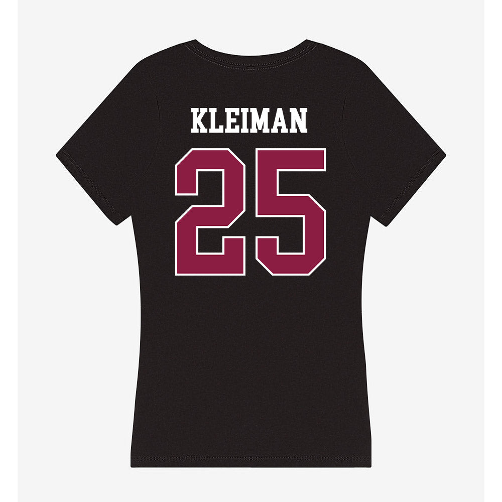 Virginia Tech - NCAA Softball : Sophie Kleiman - Women's V-Neck T-Shirt-1