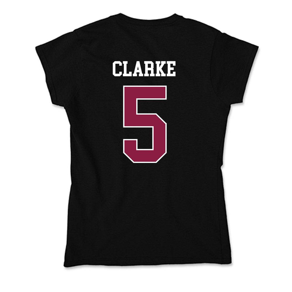 Virginia Tech - NCAA Football : Joshua Clarke - Soft Style Women’s T-Shirt-1