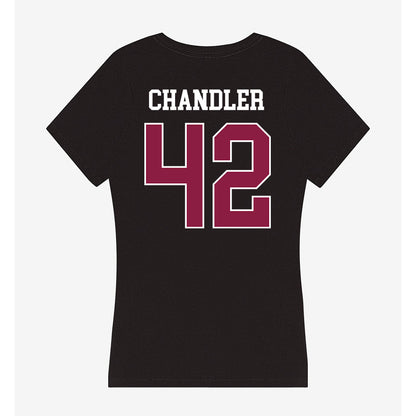 Virginia Tech - NCAA Baseball : Aimon Chandler - Women's V-Neck T-Shirt-1