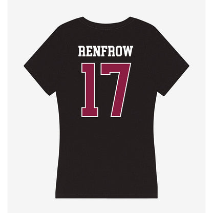 Virginia Tech - NCAA Baseball : Brett Renfrow - Women's V-Neck T-Shirt-1