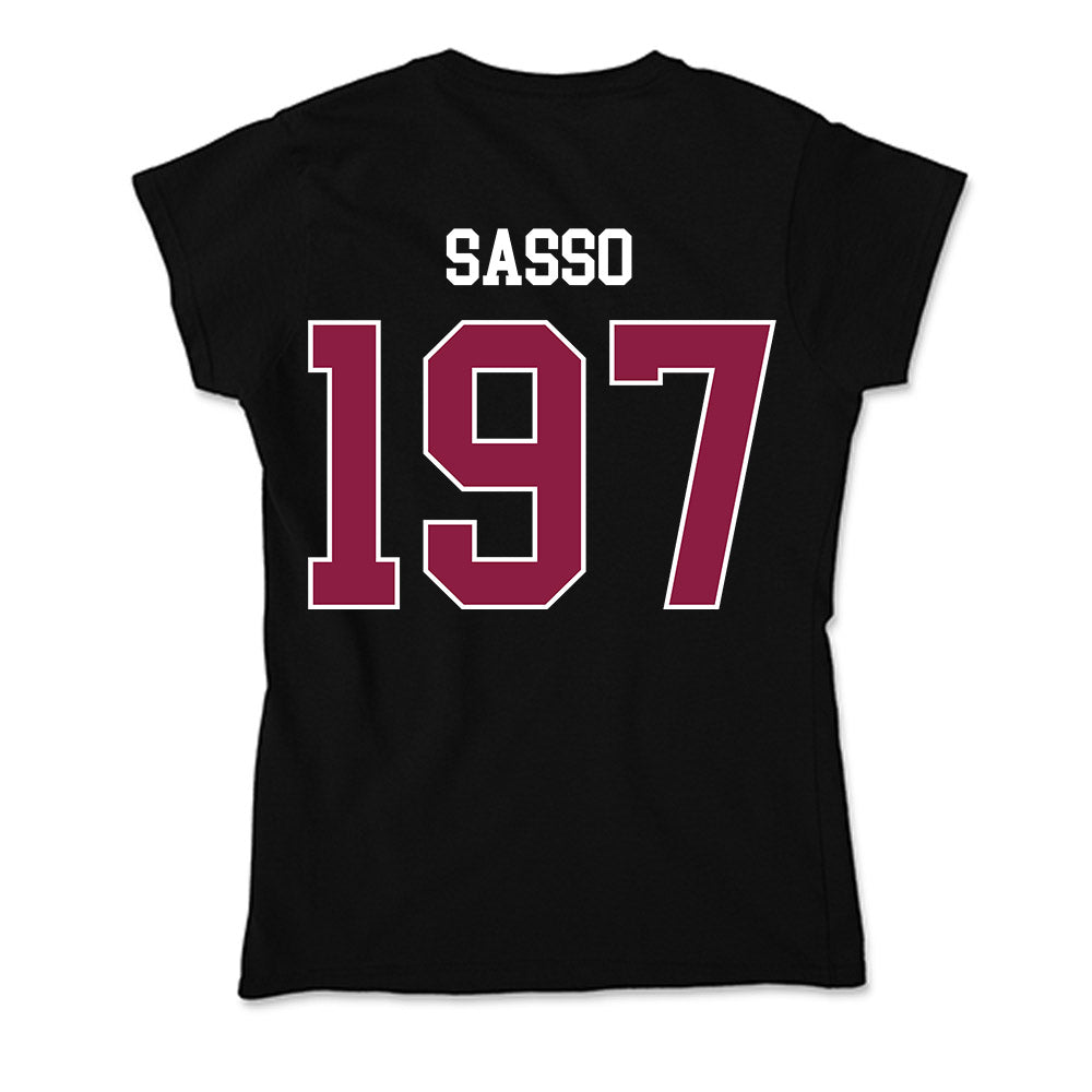 Virginia Tech - NCAA Wrestling : Sonny Sasso - Soft Style Women’s T-Shirt-1