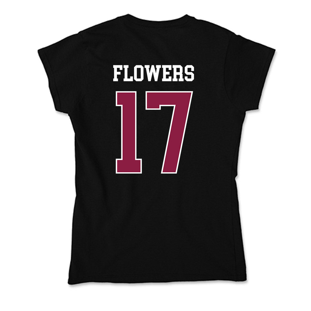 Virginia Tech - NCAA Football : Tyson Flowers - Soft Style Women’s T-Shirt-1