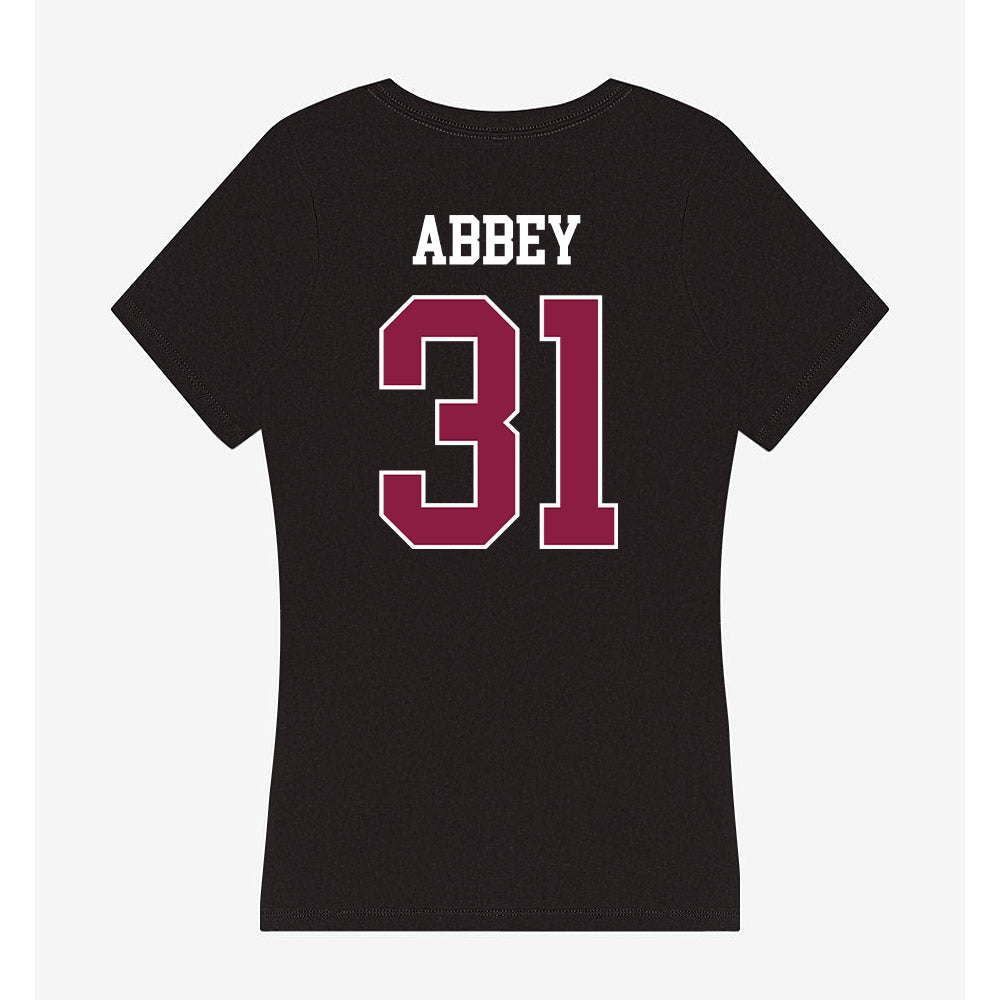 Virginia Tech - NCAA Football : Jason Abbey - Women's V-Neck T-Shirt-1