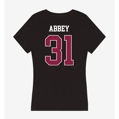 Virginia Tech - NCAA Football : Jason Abbey - Women's V-Neck T-Shirt-1