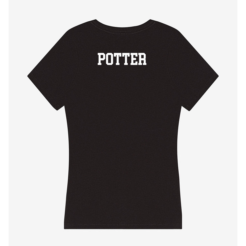 Virginia Tech - NCAA Cheerleading : Maddox Potter - Women's V-Neck T-Shirt-1