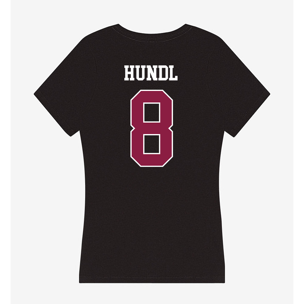 Virginia Tech - NCAA Women's Volleyball : Adeline Hundl - Women's V-Neck T-Shirt-1