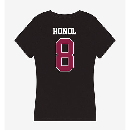 Virginia Tech - NCAA Women's Volleyball : Adeline Hundl - Women's V-Neck T-Shirt-1