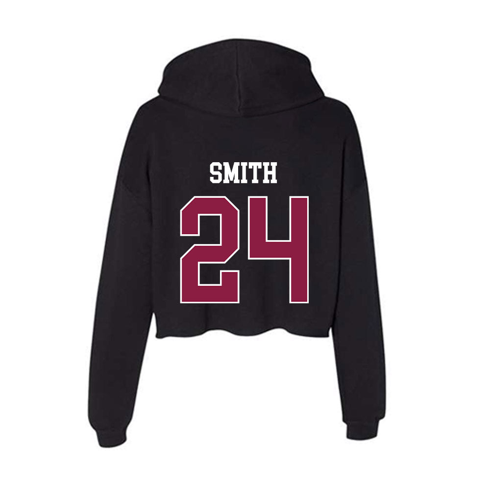 Virginia Tech - NCAA Baseball : Peyton Smith - Women's Crop Fleece Hoodie-1