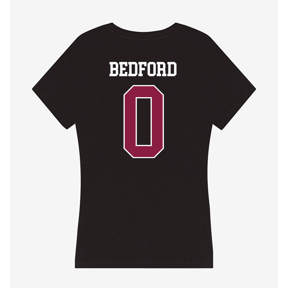 Virginia Tech - NCAA Men's Basketball : Jailen Bedford - Women's V-Neck T-Shirt-1