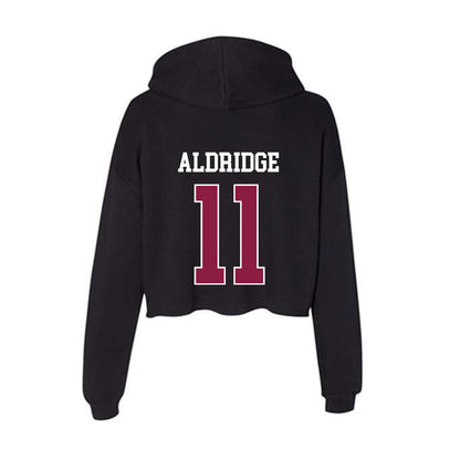 Virginia Tech - NCAA Softball : Kylie Aldridge - Women's Crop Fleece Hoodie-1