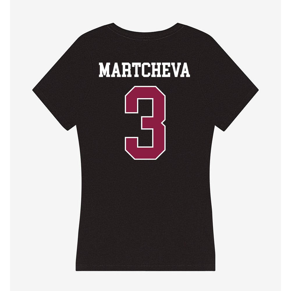 Virginia Tech - NCAA Women's Volleyball : Santina Martcheva - Women's V-Neck T-Shirt-1