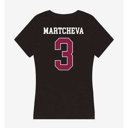 Virginia Tech - NCAA Women's Volleyball : Santina Martcheva - Women's V-Neck T-Shirt-1