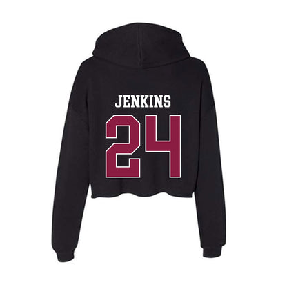 Virginia Tech - NCAA Women's Basketball : Amani Jenkins - Women's Crop Fleece Hoodie-1
