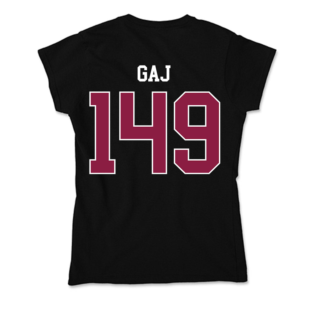 Virginia Tech - NCAA Wrestling : Collin Gaj - Soft Style Women’s T-Shirt-1