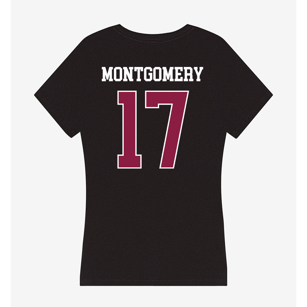 Virginia Tech - NCAA Women's Lacrosse : Cassy Montgomery - Women's V-Neck T-Shirt-1