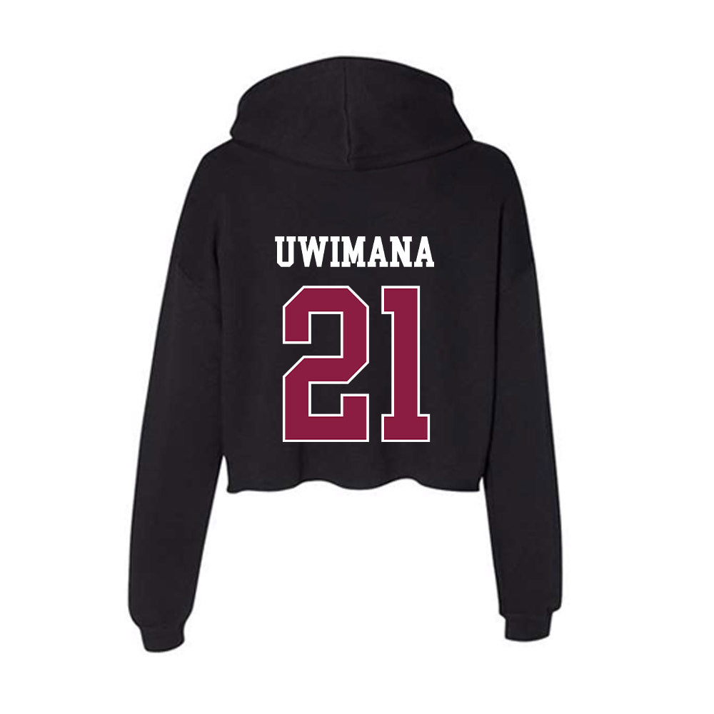 Virginia Tech - NCAA Men's Soccer : Noe Uwimana - Women's Crop Fleece Hoodie-1