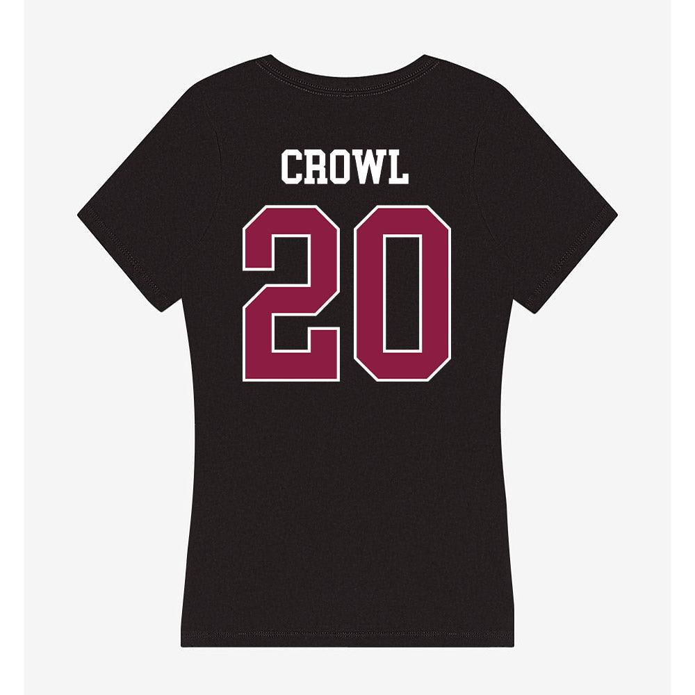 Virginia Tech - NCAA Baseball : Preston Crowl - Women's V-Neck T-Shirt-1