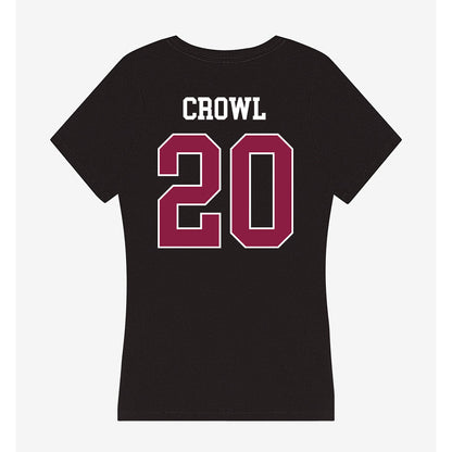 Virginia Tech - NCAA Baseball : Preston Crowl - Women's V-Neck T-Shirt-1