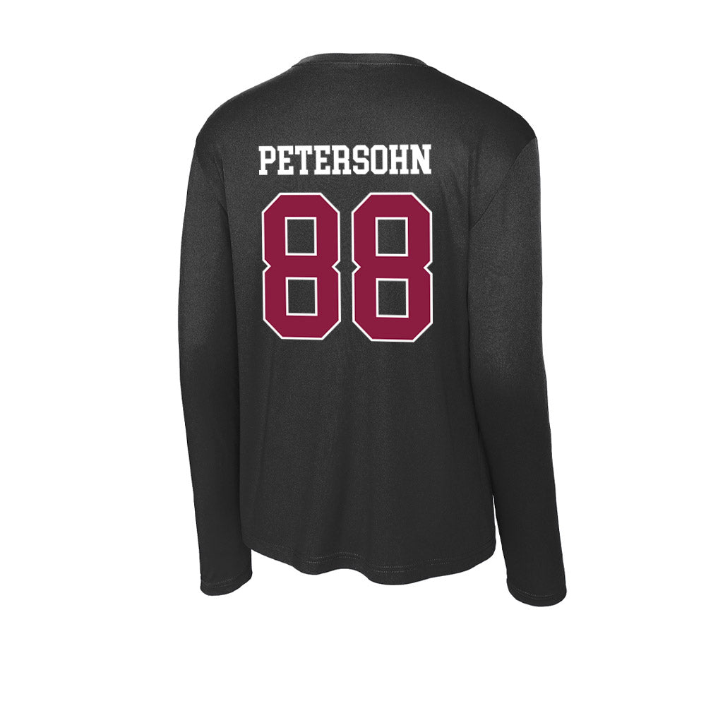 Virginia Tech - NCAA Football : Pierce Petersohn - Activewear Long Sleeve T-Shirt-1