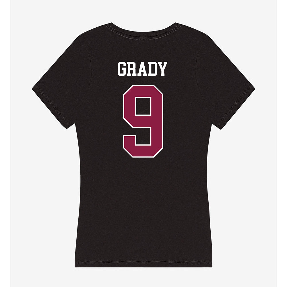 Virginia Tech - NCAA Baseball : Clay Grady - Women's V-Neck T-Shirt-1