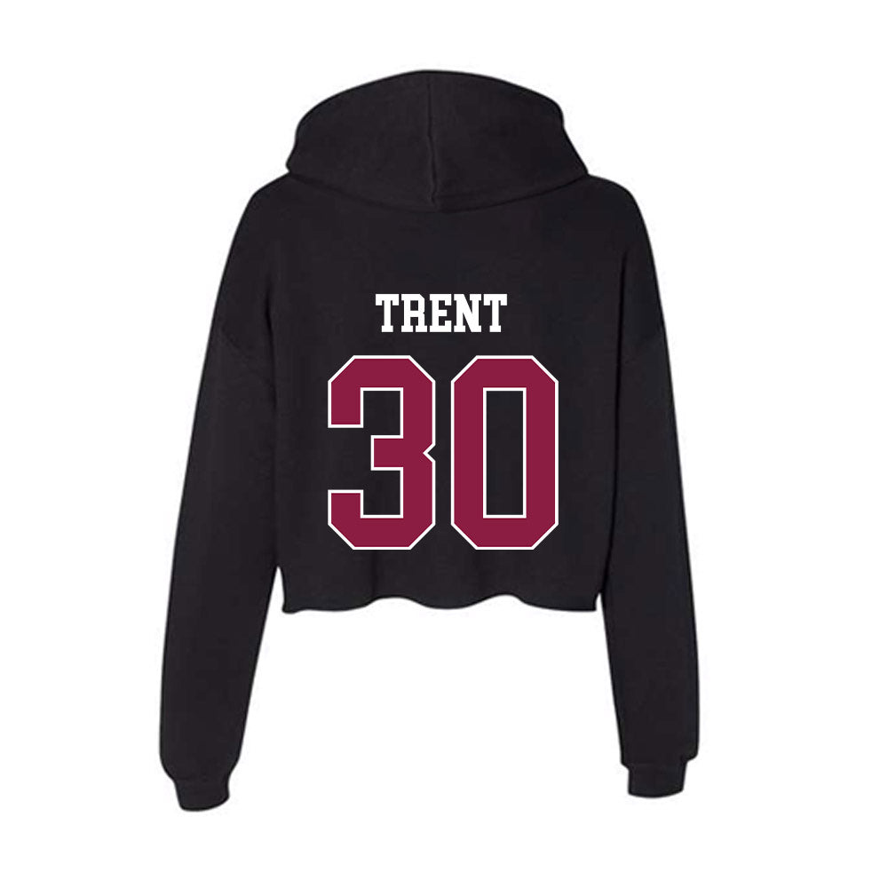 Virginia Tech - NCAA Women's Basketball : Aniya Trent - Women's Crop Fleece Hooded Sweatshirt-1