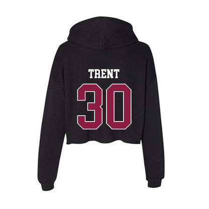 Virginia Tech - NCAA Women's Basketball : Aniya Trent - Women's Crop Fleece Hooded Sweatshirt-1