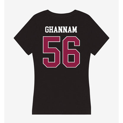 Virginia Tech - NCAA Football : Layth Ghannam - Women's V-Neck T-Shirt-1