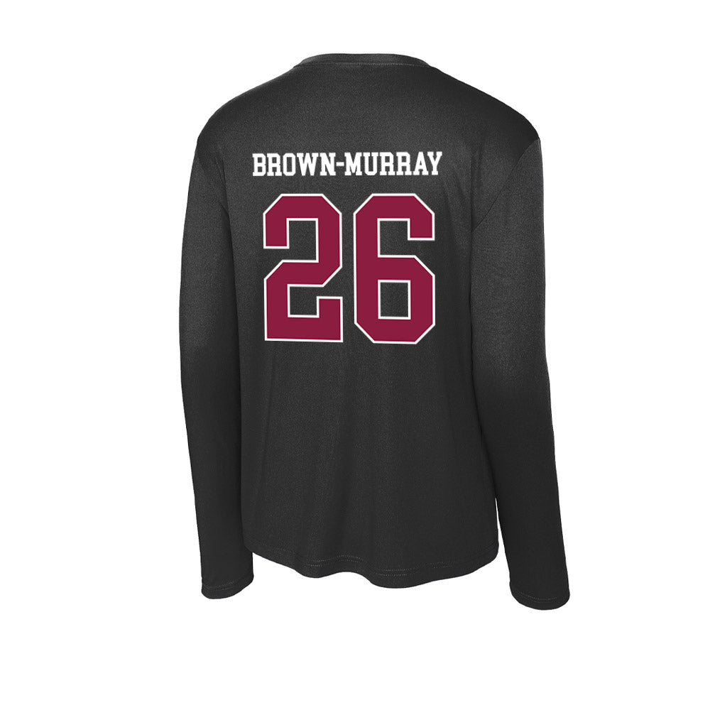 Virginia Tech - NCAA Football : Isaiah Brown-Murray - Activewear Long Sleeve T-Shirt-1
