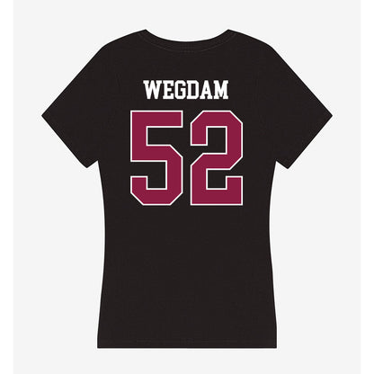 Virginia Tech - NCAA Football : Buddy Wegdam - Women's V-Neck T-Shirt-1