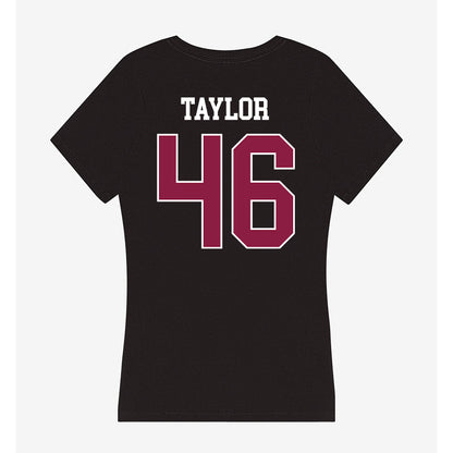 Virginia Tech - NCAA Football : Darius Taylor - Women's V-Neck T-Shirt-1