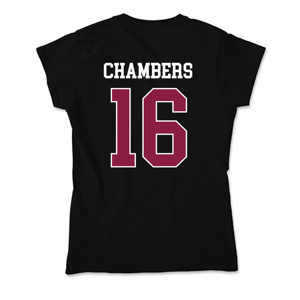 Virginia Tech - NCAA Football : Noah Chambers - Soft Style Women’s T-Shirt-1
