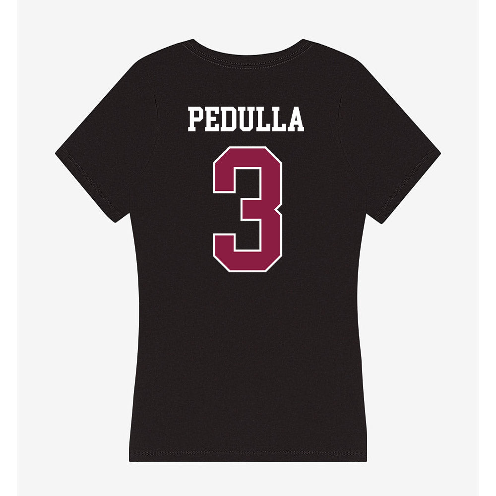 Virginia Tech - NCAA Men's Basketball : Sean Pedulla - Women's V-Neck T-Shirt-1