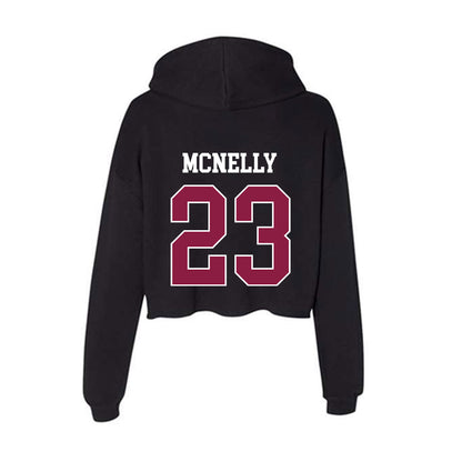 Virginia Tech - NCAA Softball : Sara McNelly - Women's Crop Fleece Hoodie-1